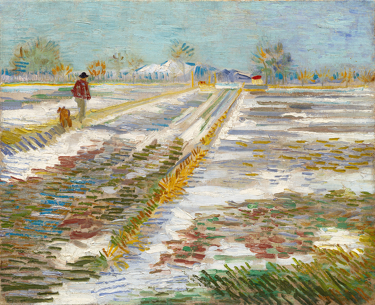 Vincent van Gogh, Landscape with Snow