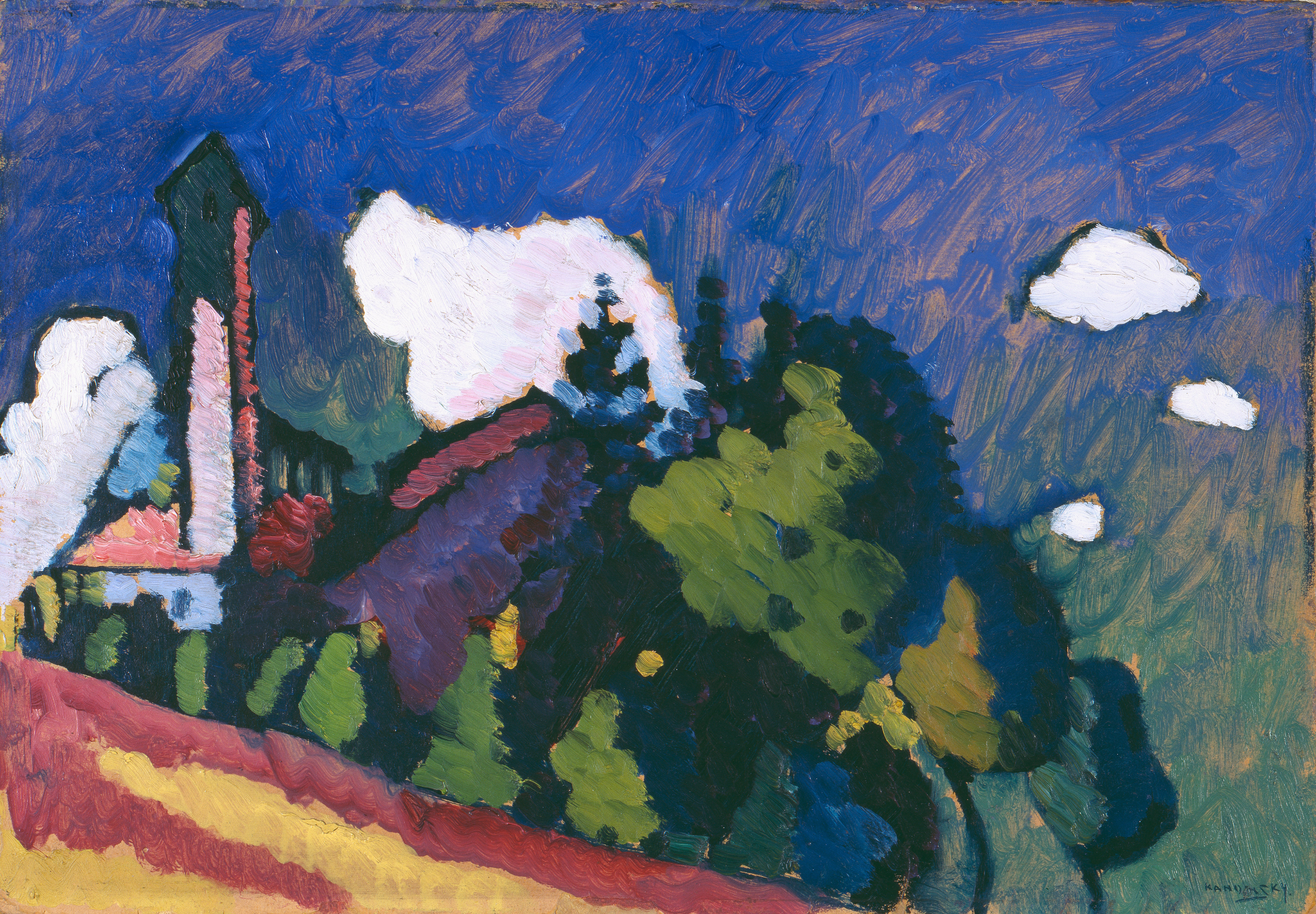 Kandinsky online first painting