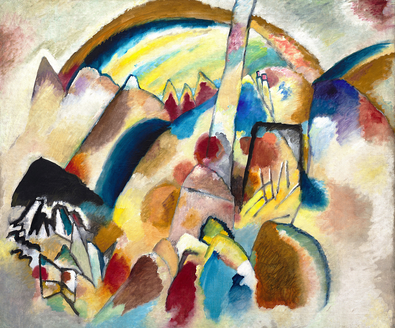 Vasily Kandinsky, Landscape with Red Spots, No. 2