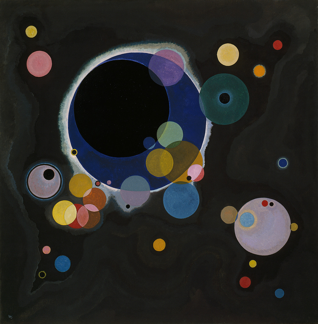 Circles In A Circle Canvas Print / Canvas Art by Wassily Kandinsky