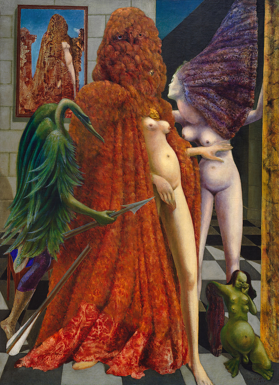 Max Ernst, The Robing of the Bride, 1940, Peggy Guggenheim Collection, Venice, Italy.
