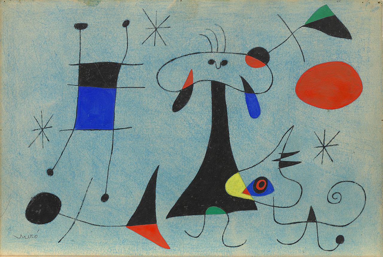 Joan Miro Famous Paintings Surrealism