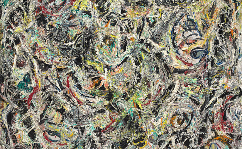 Jackson Pollock, Eyes in the Heat, 1946. Oil and enamel on canvas, 54 x 43 inches (137.2 x 109.2 cm)