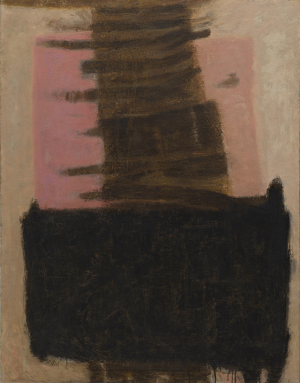 Adja Yunkers | Composition in Black & Ochre | The Guggenheim Museums ...