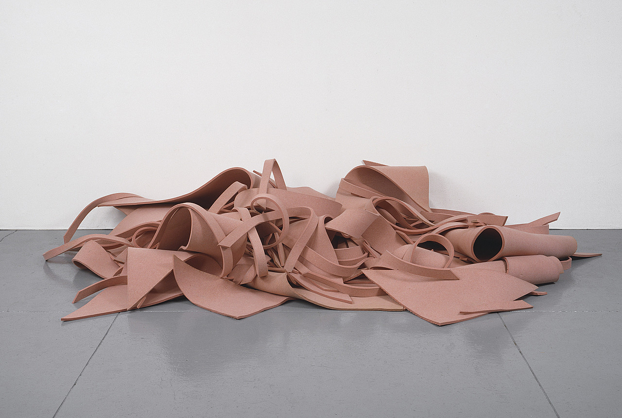 Robert Morris, Untitled (Pink Felt)