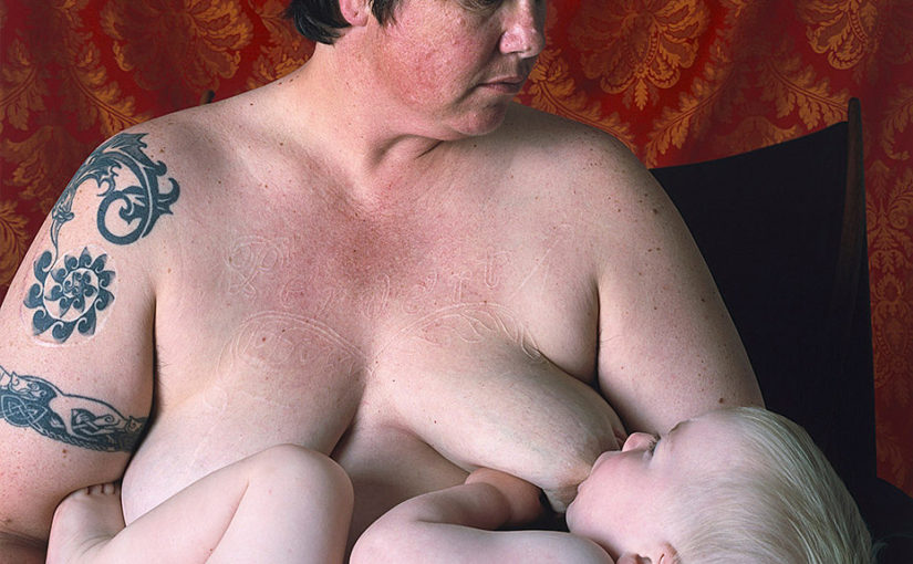 Catherine Opie, Self-Portrait/Nursing, 2004. Chromogenic print, 40 x 31 inches (101.6 x 78.7 cm)