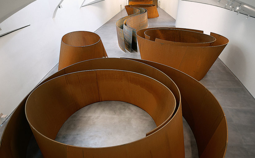 Richard Serra, The Matter of Time, 2005. Installation of seven sculptures, weatherproof steel, Varying dimensions