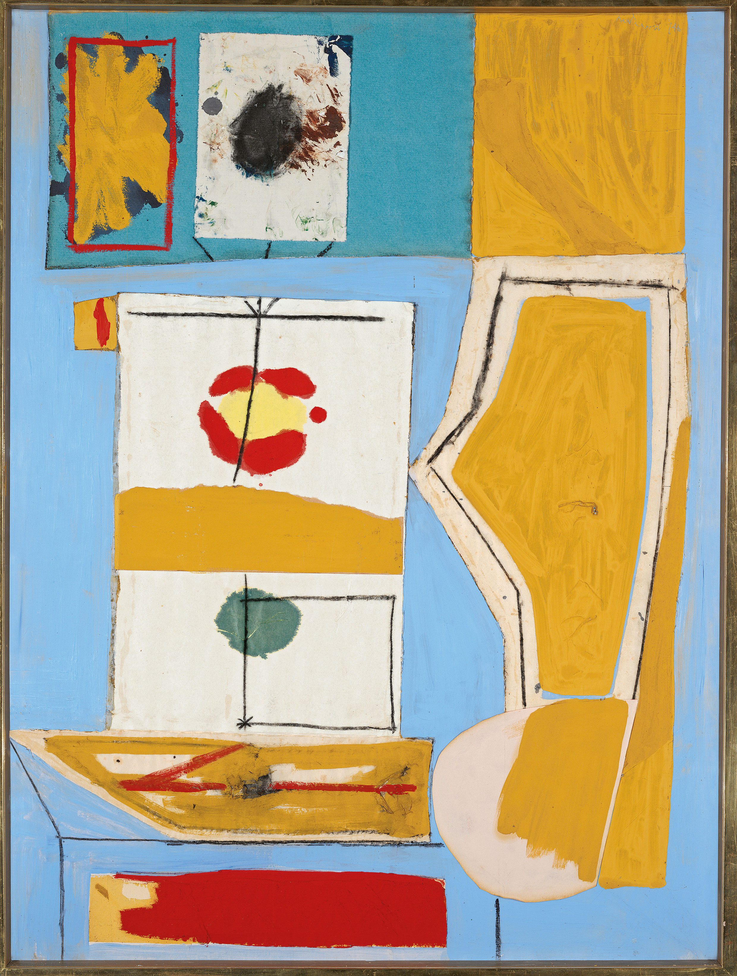 Robert Motherwell, Blue With China Ink—Homage to John Cage, 1946