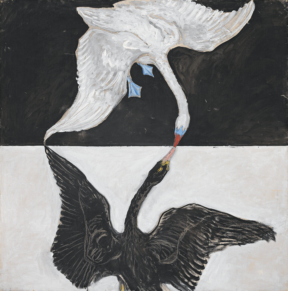 Group IX/SUW, The Swan, No. 1 (1915) by Hilma af Klint