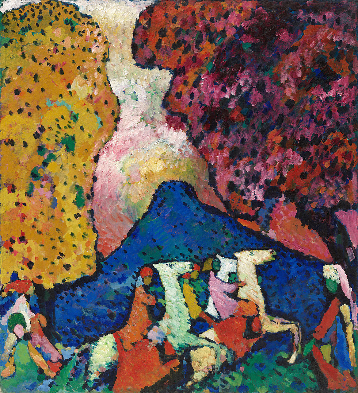 and | Foundation Guggenheim Museums Kandinsky Blue The Mountain Vasily |