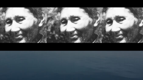Marcella Ernest, video still depicting Mary Zhigaag Cook