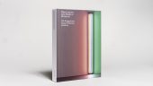 A book standing upright against a white background. The title reads: "Object Lessons: Case Studies in Minimal Art The Guggenheim Panza Collection Initiative". The cover features a photo of vertical light casting red and green glows.