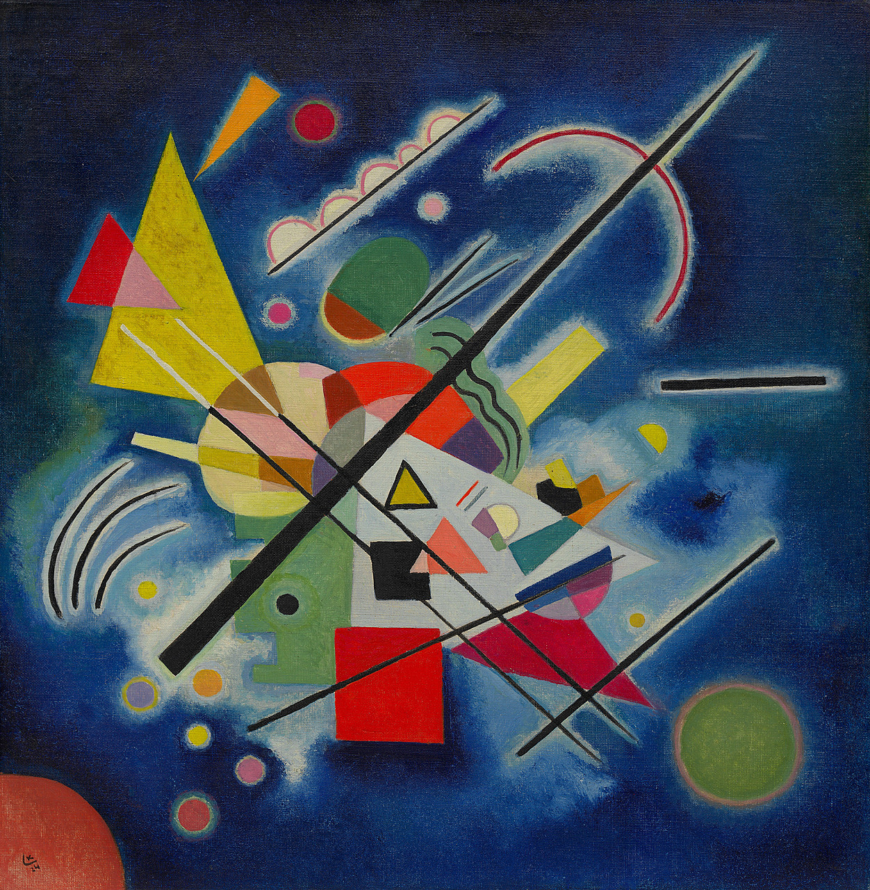 Vasily Kandinsky | Blue Painting | The Guggenheim Museums and Foundation