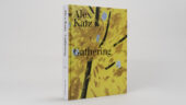 Bright yellow painting of a tree on the cover of the catalogue for the exhibition titled Alex Katz: Gathering.