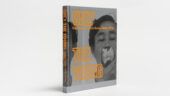 Exhibition catalogue for Only the Young: Experimental Art in Korea, 1960s–1970s, pictured as an upright book with a black-and-white photo of someone biting into an apple on the cover.